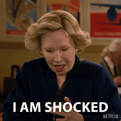 Woman Saying I Am Shocked GIF