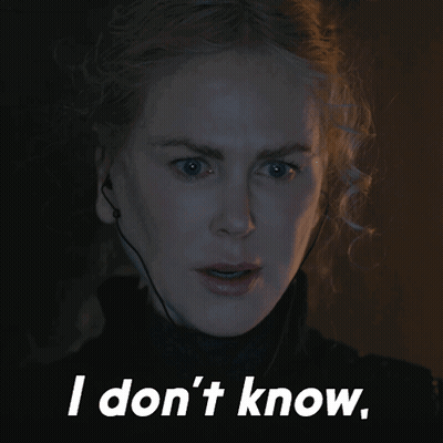 Woman Saying I Don't Know GIF