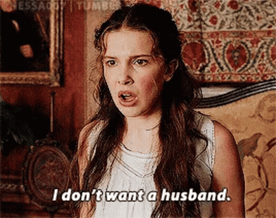 Woman Saying I Don't Want A Husband GIF