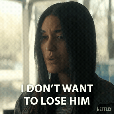 Woman Saying I Don't Want To Lose Him GIF