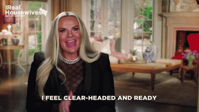 Woman Saying I Feel Clear-Headed And Ready GIF