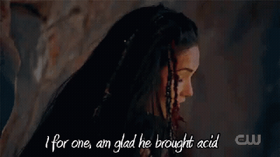 Woman Saying I For One Am Glad He Brought Acid GIF
