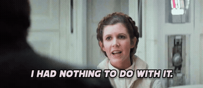 Woman Saying I Had Nothing To Do With It To Man GIF