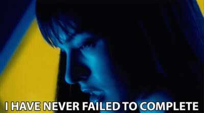Woman Saying I Have Never Failed To Complete GIF