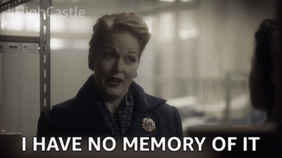 Woman Saying I Have No Memory Of It GIF