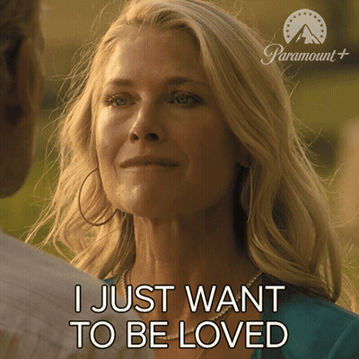 Woman Saying I Just Want To Be Loved Looking At Man GIF