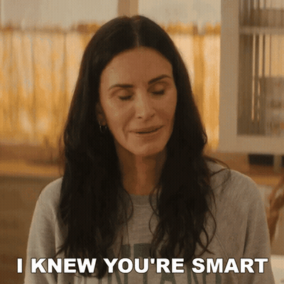 Woman Saying I Knew You're Smart GIF