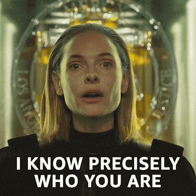Woman Saying I Know Precisely Who You Are GIF