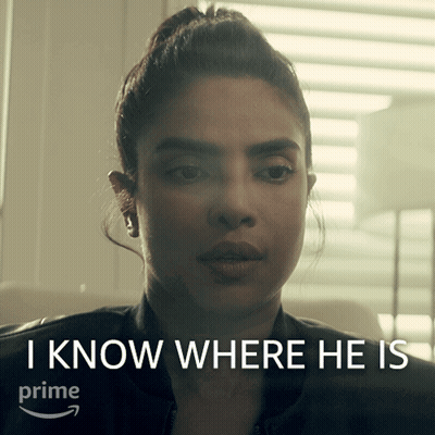 Woman Saying I Know Where He Is GIF