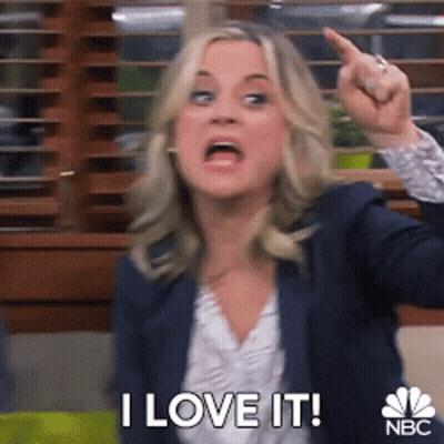 Woman Saying I Love It In NBC Ad GIF