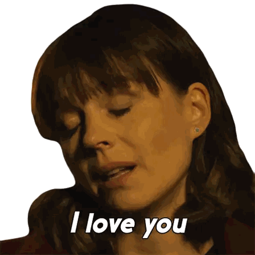 Woman Saying I Love You Sticker