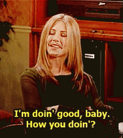 Woman Saying I'm Doin Good Baby How You Doin GIF
