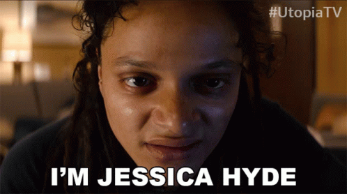 Woman Saying I'm Jessica Hyde GIF