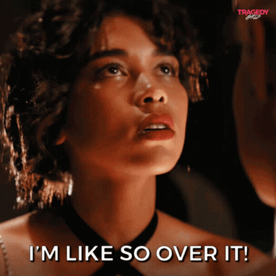 Woman Saying I'm Like So Over It GIF