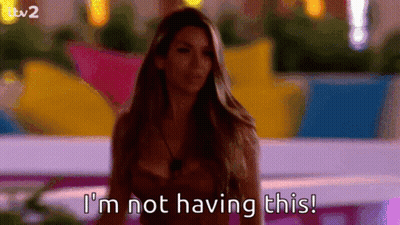 Woman Saying I'm Not Having This GIF