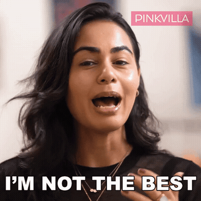 Woman Saying I'm Not The Best GIF