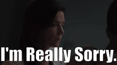 Woman Saying I'm Really Sorry GIF