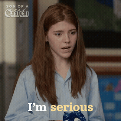 Woman Saying I'm Serious GIF