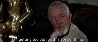 Woman Saying I'm Too Old For This GIF
