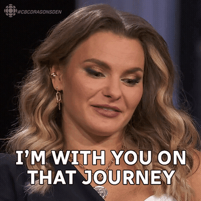 Woman Saying I M With You On That Journey GIF