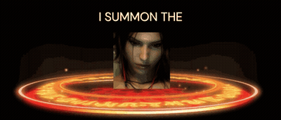 Woman Saying I Summon The GIF