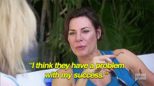 Woman Saying I Think They Have A Problem With My Success GIF