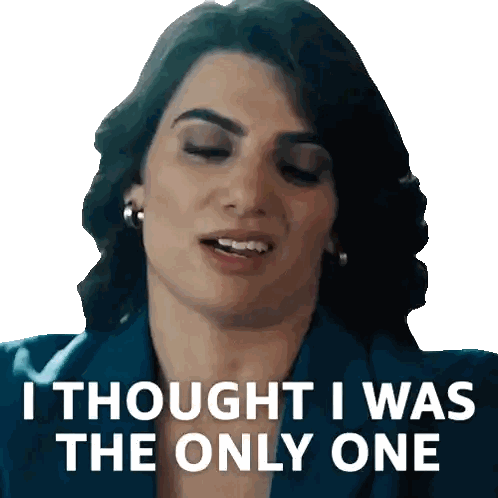 Woman Saying I Thought I Was The Only One Sticker