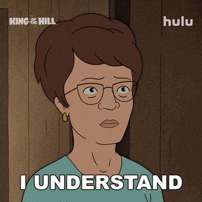 Woman Saying I Understand GIF