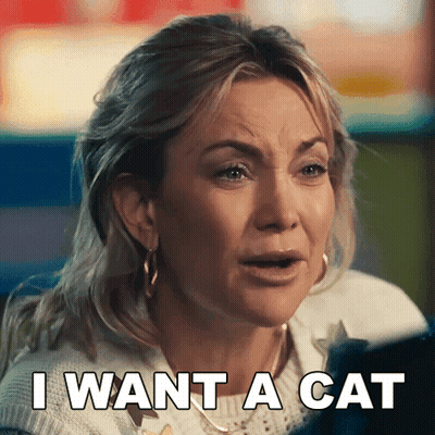 Woman Saying I Want A Cat GIF