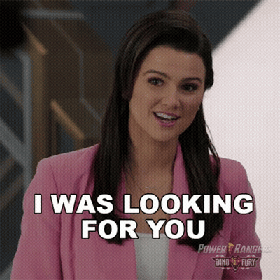 Woman Saying I Was Looking For You GIF