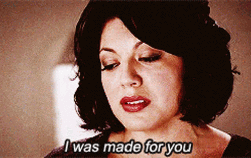 Woman Saying I Was Made For You Close Up GIF