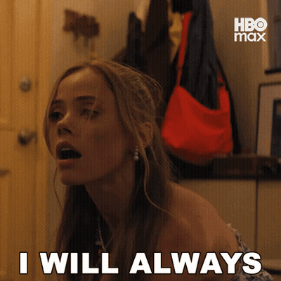 Woman Saying I Will Always HBO Max Logo GIF