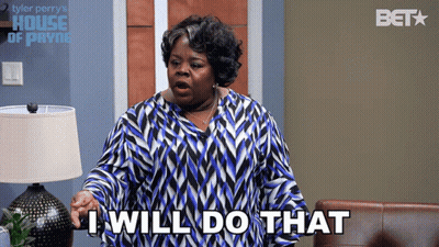 Woman Saying I Will Do That House Of Payne Sign GIF