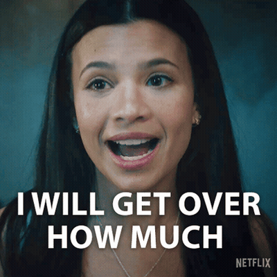 Woman Saying I Will Get Over How Much GIF