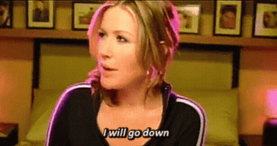 Woman Saying I Will Go Down At Bed GIF