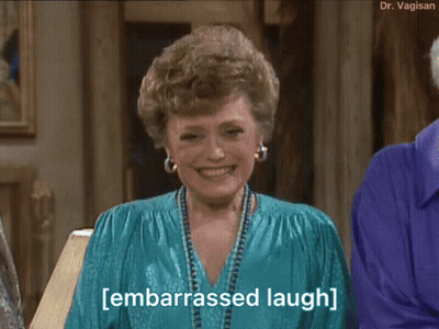 Woman Saying I Wish I Was Dead To Group GIF