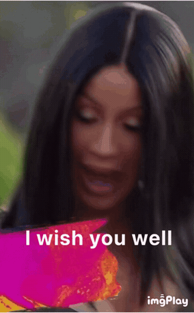 Woman Saying I Wish You Well GIF