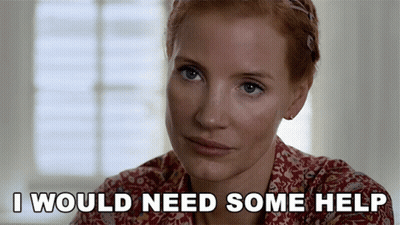 Woman Saying I Would Need Some Help GIF
