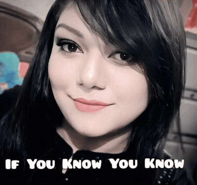Woman Saying If You Know You Know GIF