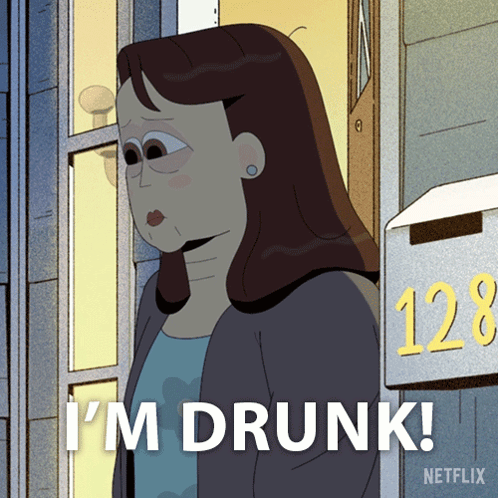 Woman Saying Im Drunk GIF