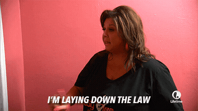 Woman Saying Im Laying Down The Law With Wine GIF
