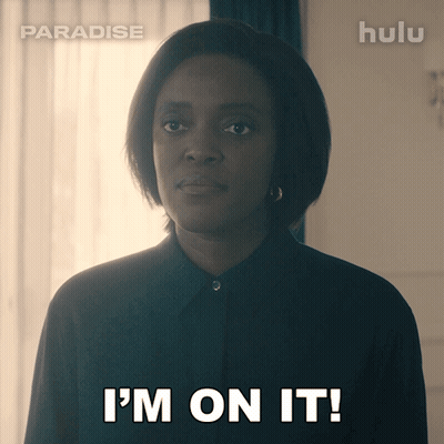 Woman Saying Im On It In Hulu Ad GIF