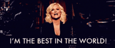 Woman Saying Im The Best In The World GIF