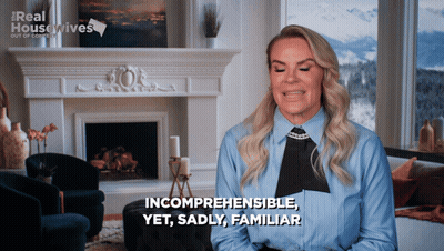 Woman Saying Incomprehensible Yet Sadly Familiar GIF