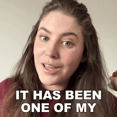 Woman Saying It Has Been One Of My GIF