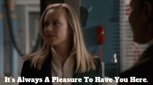 Woman Saying It's Always A Pleasure GIF