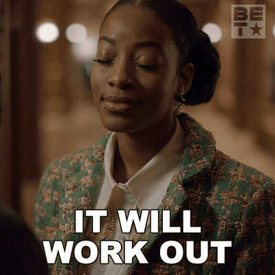 Woman Saying It Will Work Out GIF