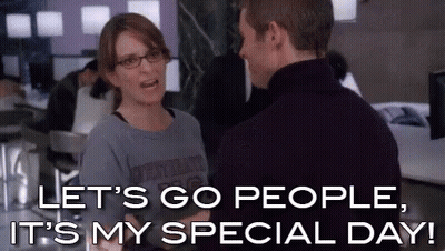 Woman Saying Let's Go People GIF