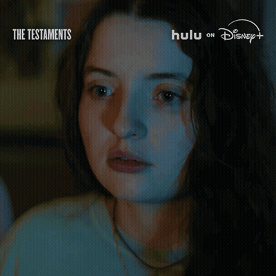 Woman Saying Let's Run Away Disney Ad GIF