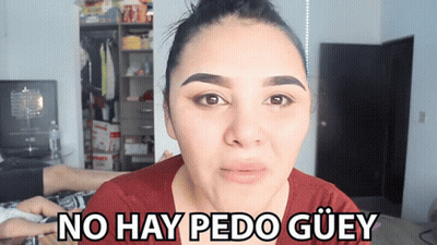 Woman Saying No Hay Pedo Guiey GIF